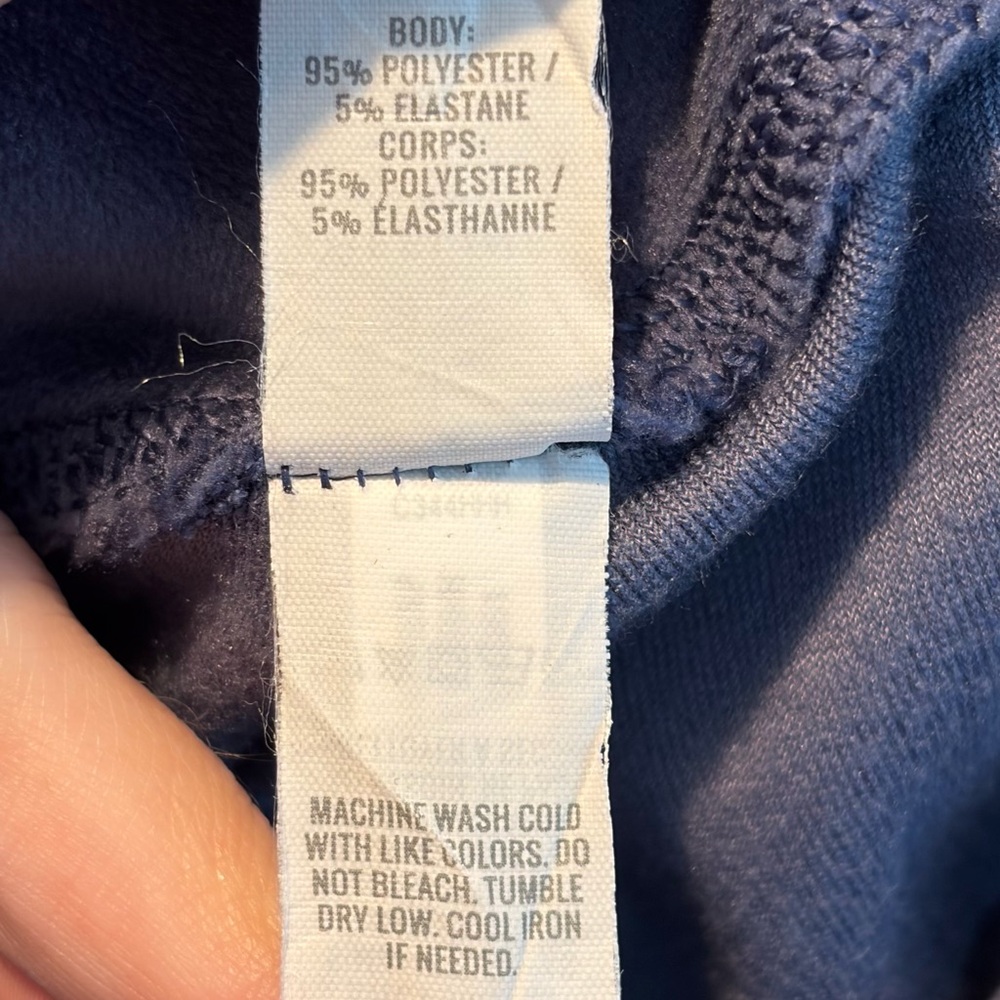 Aerie Offline Velour Blue Leggings - Picture 3 of 6